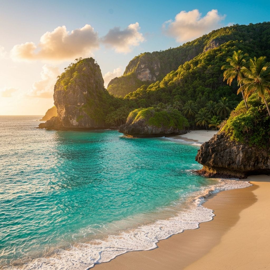 Paisagem costeira no Brasil