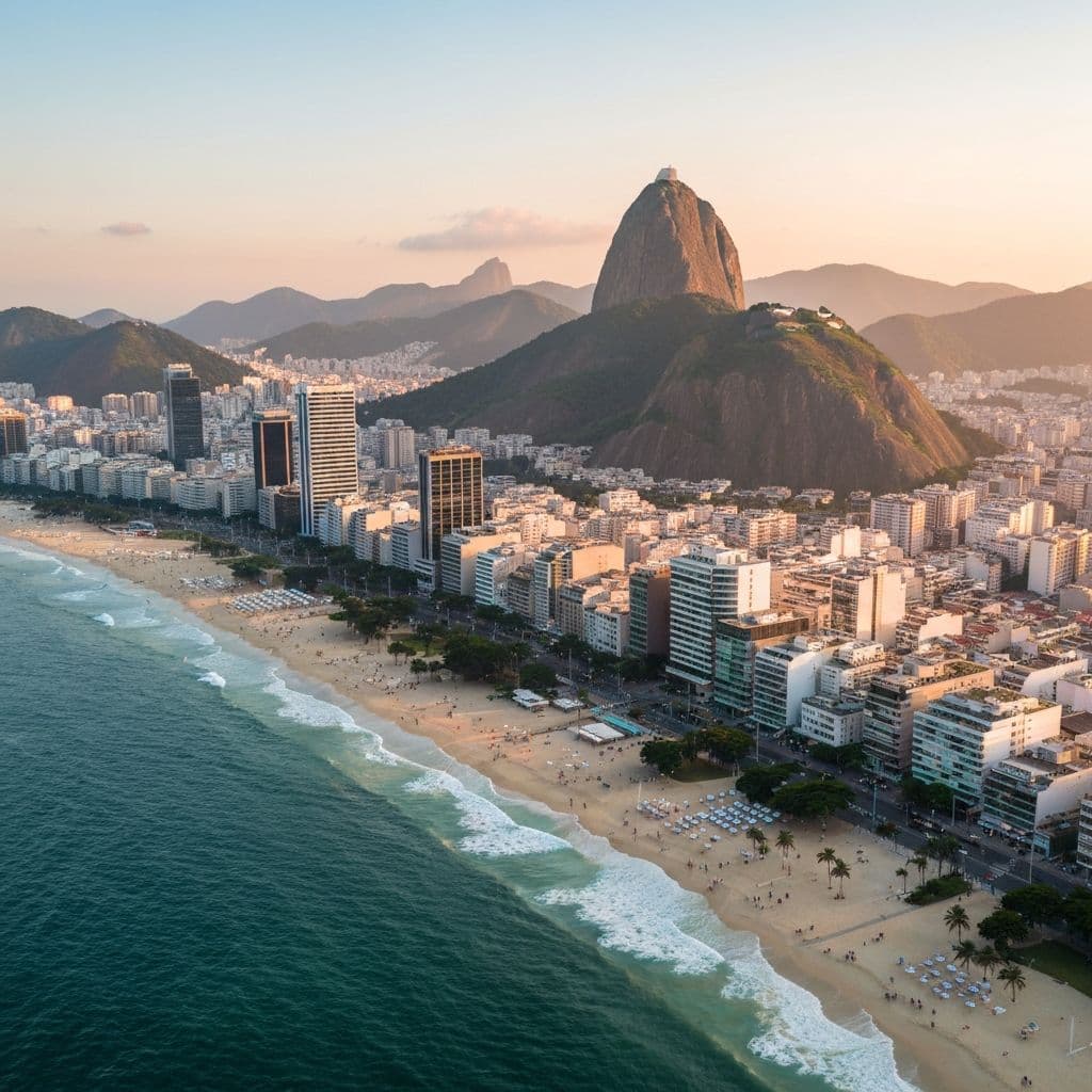 Vista aérea do Rio de Janeiro